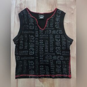 Gothic style ribbed tank